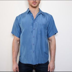 Vintage Silk Button Up